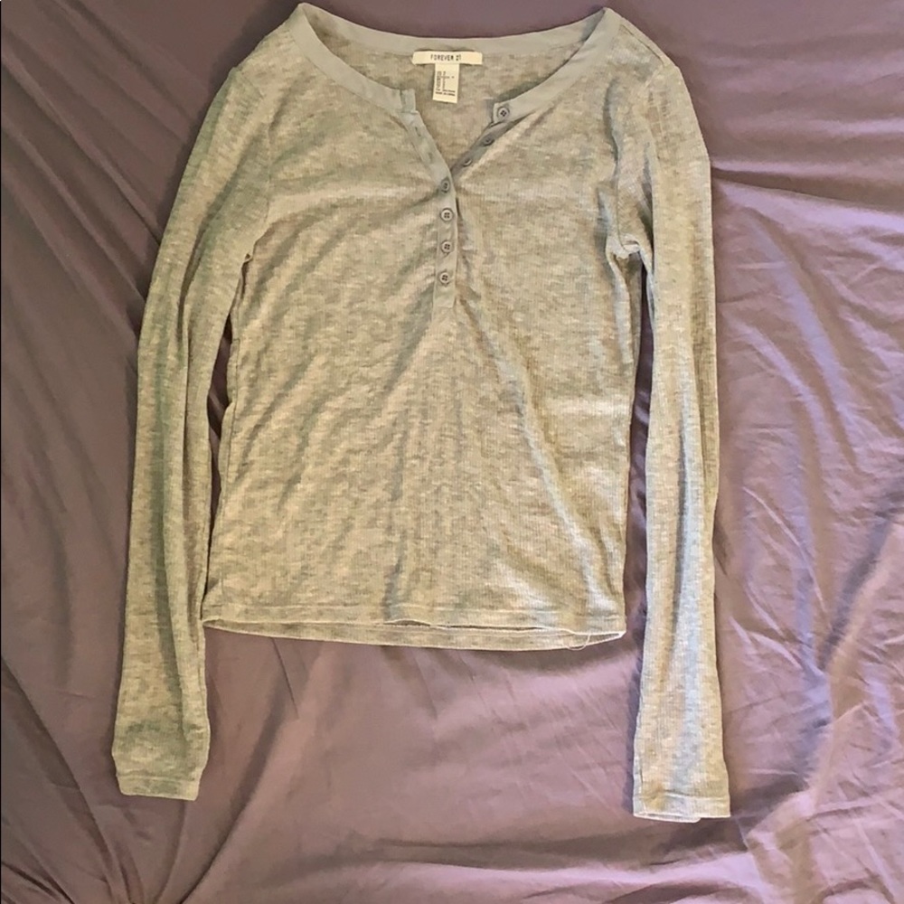 Henley long sleeve shirt